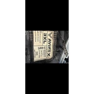 AVIREX 3XL‎ Mens Plaid Puffer Coat Hooded Full Zip Winter Jacket